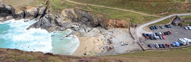 Chapel Porth, Ruth walking around Cornwall, South West Coast Path
