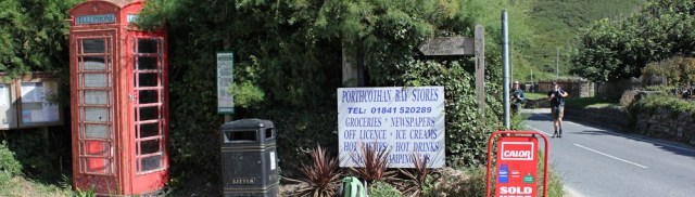 Bus stop at Porthcothan, Ruth's coastal walk
