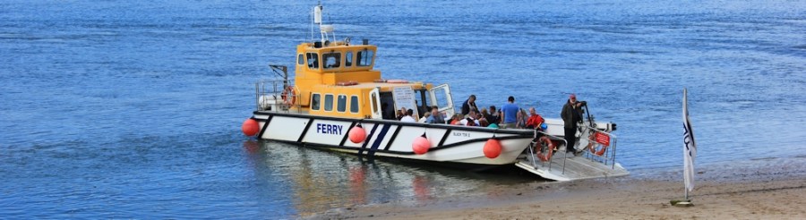 ferry from Padstow to Rock, Ruth's coastal walk