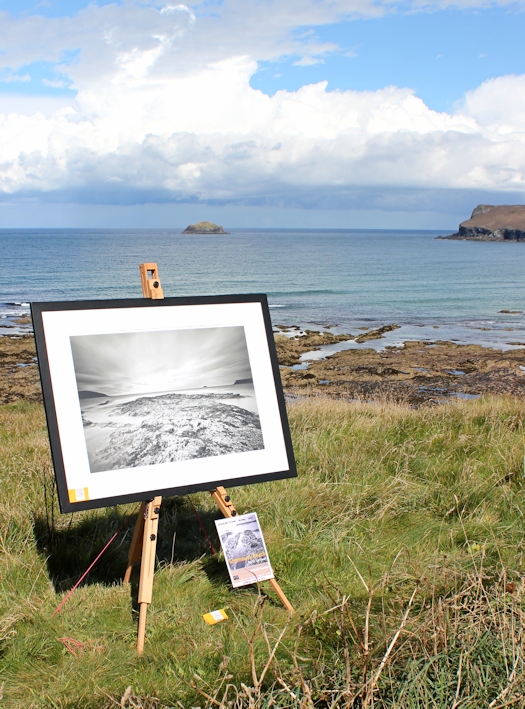 photo for sale, Trebetherick Point, Cornwall, Ruth on the SWCP