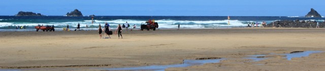 Booby's Bay, Ruth on her coast walking, Cornwall