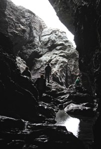 Caves at Tintagel, Ruth's coast walking
