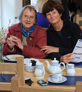 Ruth with mother-in-law Boscastle, Cornwall