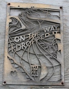 Dropped it sign, Ruth Livingstone, Mawgan Porth