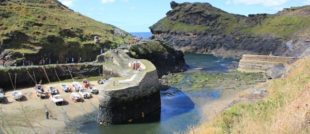 Boscastle Harbour, Ruth's coast walking