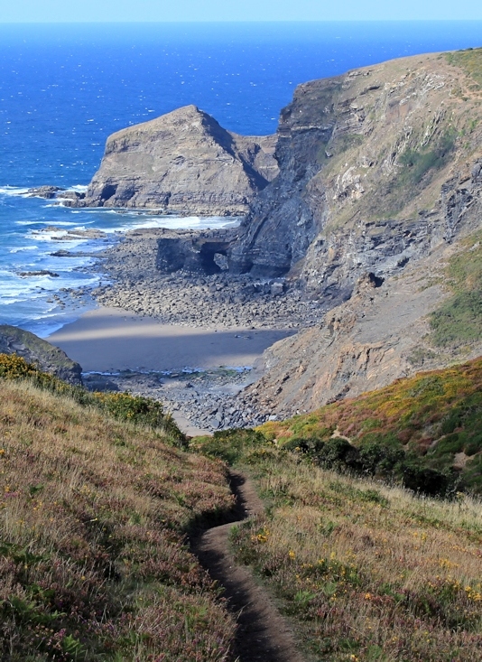 Northern Door, Ruth's coast walk, near Crackington Haven