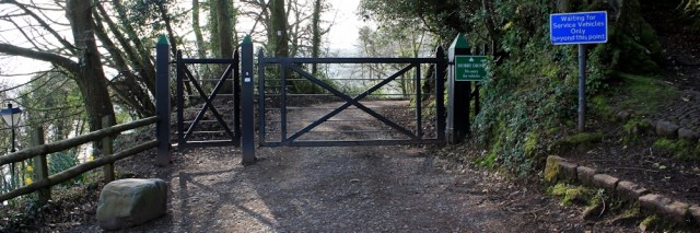 Hobby Drive entrance, Ruth's coastal walk, Clovelly, North Devon