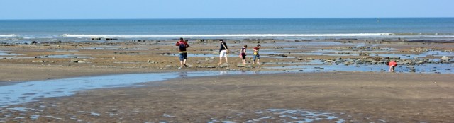  long way out to sea, Westward Ho, Ruth walking round the coast of the UK
