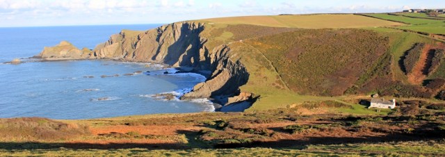 07 Blegberry Beach and Blackpool Mill, Ruth's coast walking, Hartland