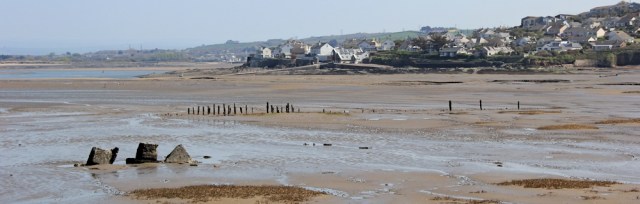 Appledore across Skern, muddy walking, Ruth around the coast, North Devon