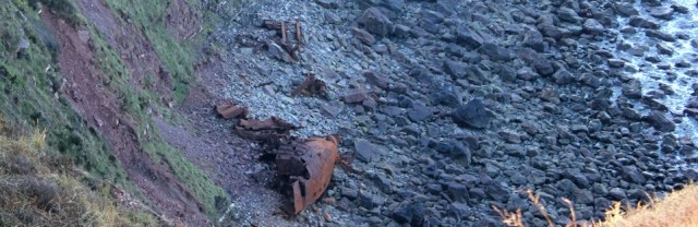 18 wreck below Hartland Point, Ruth Livingstone