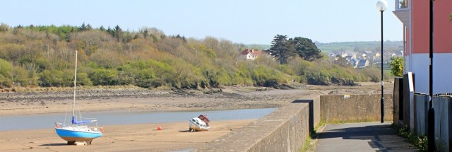 through residential streets, SWCP, Bideford, Ruth's walk