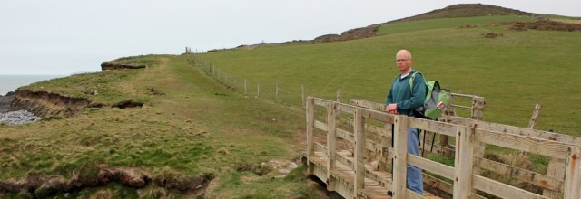 one more hill to go, Cornborough Cliff, Ruth's coastal walk, South West Coast Path
