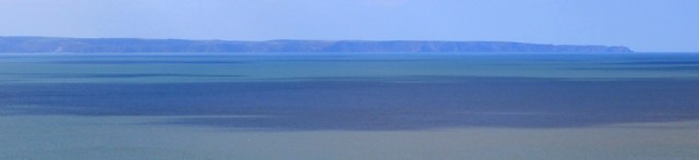 Clovelly and Hartland Point, distant view, Ruth's coastal walk, Devon