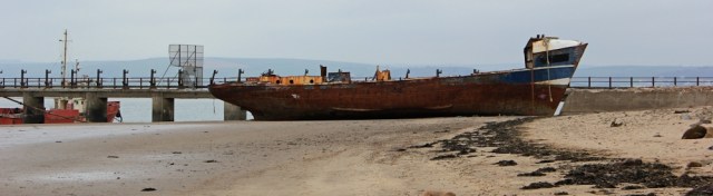 abandoned ship, Instow Barton Marsh, Ruths coast walk