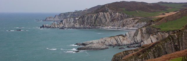 From Morte Point to Bull Point, Ruth on the SWCP, North Devon