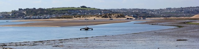 looking over to Northam Burrows and Appledore, Ruth's coast walk
