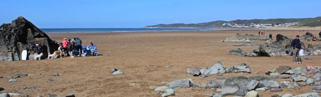 beach at Putsborough Sand, Ruth's coastal walk, near Woolacombe