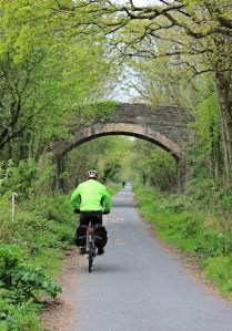 cyclist, Tarka Trail, Ruth's coastal walk