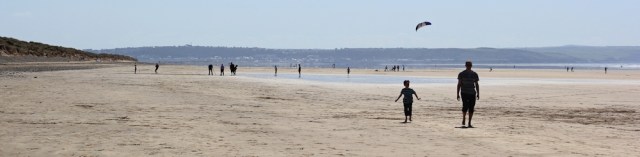  looking back along Saunton Sands, Ruth Livingstone