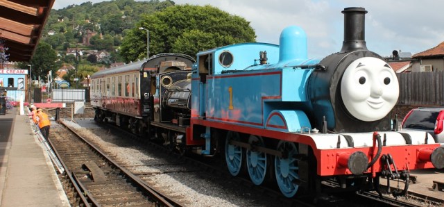 Thomas the Tank Engine, Minehead, Ruth walking the coast