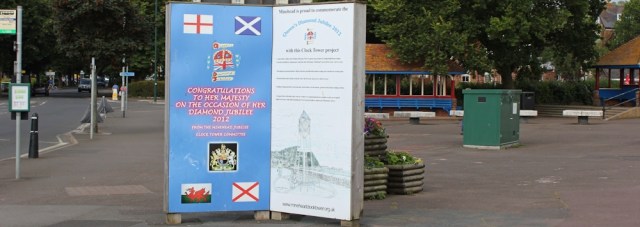 Minehead, clock tower project, Ruth on the coastal path