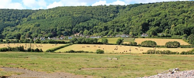  West Porlock, Ruth walking along the coast
