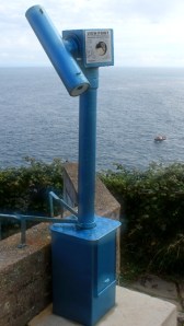 Telescope, Capstone Point, Ruth on SWCP, Ilfracombe