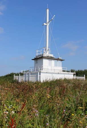 coastguard lookout, Watchet, Ruth's coast walking