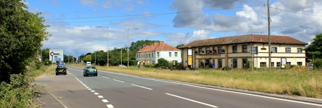 Road walking, A38, Ruth walking in Somerset