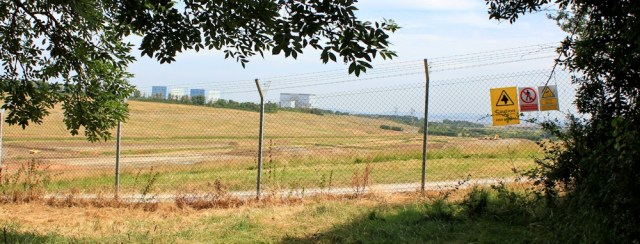  Hinkley Point Power Station, Ruth on endless detour, Somerset