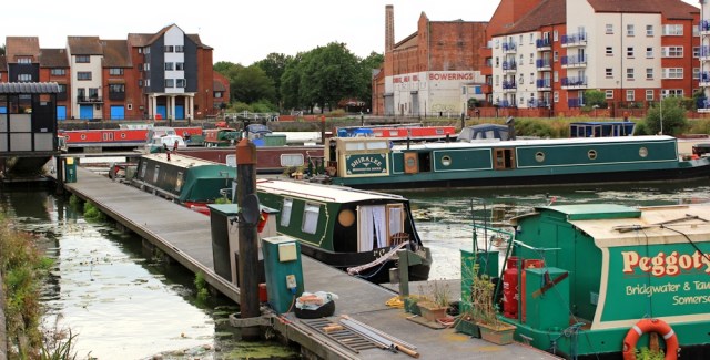 Bridgwater Marina, Ruth on the River Parrett Trail, Somerset