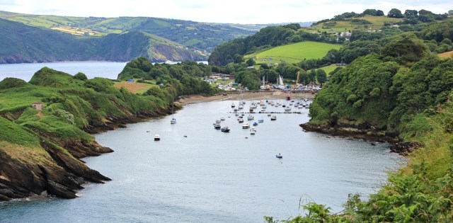 view into Water Mouth, Ruth on Widmouth Head