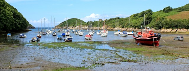 Watermouth harbour, Ruth walking the SWCP, north Devon