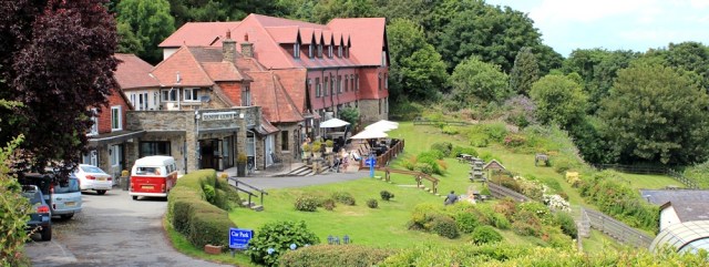 Sandy Cove Hotel, Ruth walking the South West Coast Path, Combe Martin