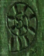 ammonite sign of West Somerset Path