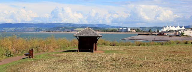  Minehead ahead, Ruth walking along the SW Coast path