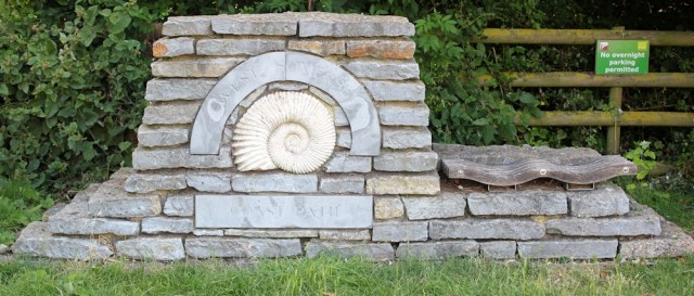 End of West Somerset Coast Path, Ruth Livingstone, Stert Point