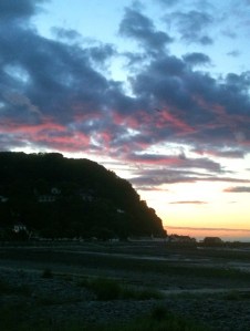 Sunset over Minehead, Ruth Livingstone