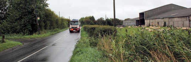 road walking, Ruth walking the coast in Somerset