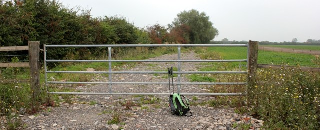 footpath number two, Bourton, Ruth trying to walk in North Somerset