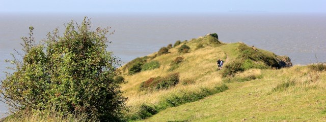 walking from Middle Hope to Sand Point, Ruth's walk along Somerset coast