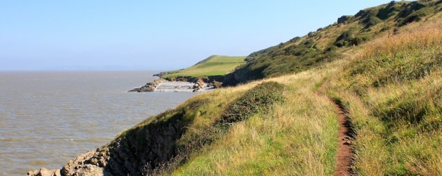 wonderful walk, north coast, Middle Hope, Ruth's coast walking in Somerset