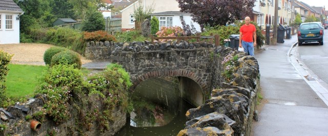  surprisingly nice Uphill, Ruth walking towards Weston Super Mare