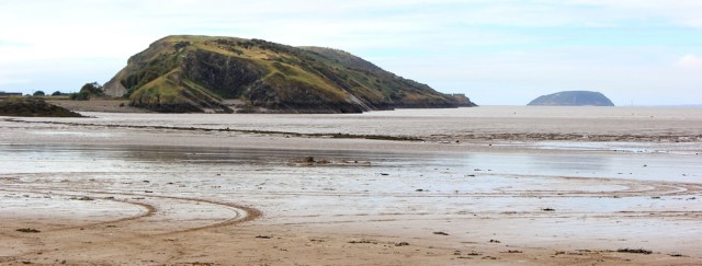 Brean Down and Steep Holm, Ruth walking the coast, Weston Super Mare