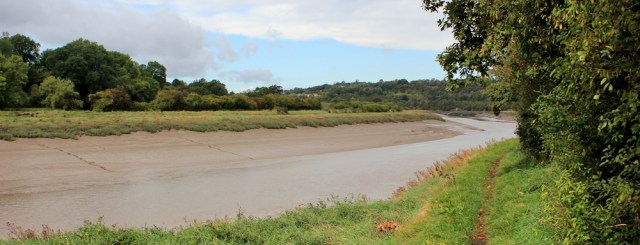 Severn Way, Ruth walking up the Avon from Bristol to Avonmouth