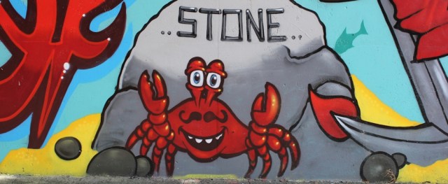  graffiti underpass, Ruth walking the Wales Coast Path