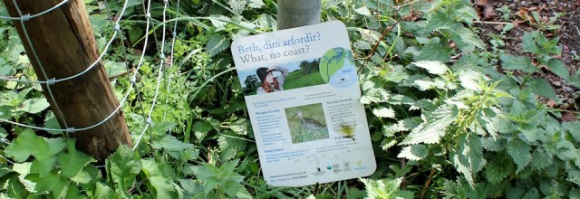 What, no coast, signs on Wales Coast Path, Ruth's coastal walk