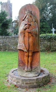 St Tewdric's, statue, near Chepstow, Ruth Livingstone