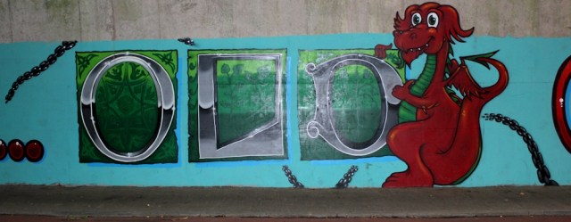 b02 graffiti, coast path, Chepstow, Ruth Livingstone